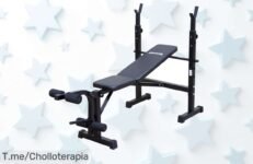 Haz músculo como un Hércules en casa con el Banco de musculación Sportinator, ¡ofertón nunca visto! Prepara tu fuerza y confianza hoy mismo ¡Compra ya antes que se agote!