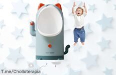 Haz que aprender a ir al baño sea un divertido juego con nuestro orinal ajustable y fácil de limpiar, ¡ofertón único que no puedes dejar pasar! Compra ya antes de que se agote