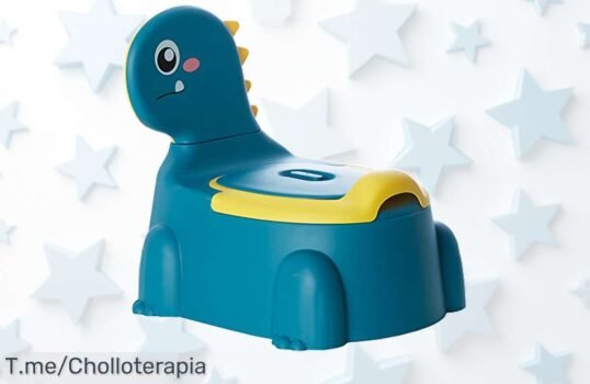 Haz que ir al baño sea una aventura con el orinal dinosaurio: ¡descuento brutal y diversión asegurada! No te lo pierdas, ofrece a tu pequeño la mejor experiencia ya