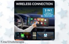 Haz que tu coche brille con Carplay portátil, pantalla táctil inalámbrica y diversión al volante Aprovecha el ofertón y transforma tus viajes ahora mismo antes de que se acabe