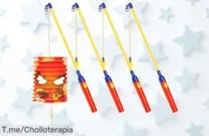 Haz que tu peque brille en la fiesta con las linternas LED ZWOOS de 40 cm, ¡un super chollo colorido y cálido! No esperes más, compra ya antes de que se agoten