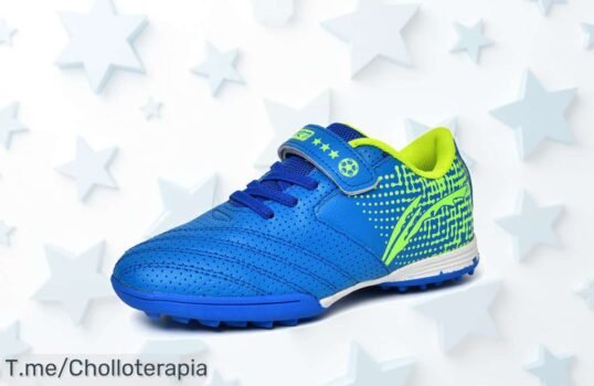 Haz que tu pequeño brille en el campo con nuestros zapatos de fútbol antideslizantes a un precio loco, ¡ofertón limitado que no puedes dejar pasar! ¡Corre y compra ya!