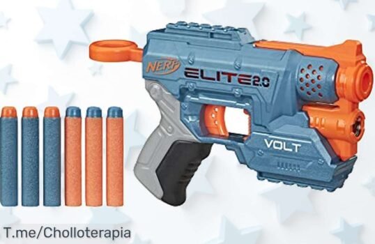 Hazte con el Nerf Elite SD1 y disfruta de 27 metros de pura diversión, personalízalo como quieras Aprovecha este super chollo antes que se agote ¡La diversión te espera!