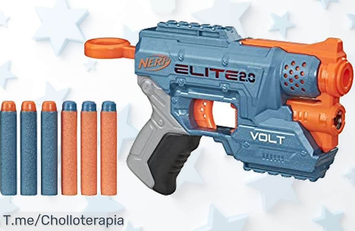 Hazte con el Nerf Elite SD1 y disfruta de 27 metros de pura diversión, personalízalo como quieras. Aprovecha este super chollo antes que se agote ¡La diversión te espera!