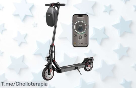 Hazte con el patinete eléctrico iScooter y disfruta de hasta 96 km de autonomía para moverte con estilo ¡Aprovecha el ofertón antes de que se agoten!