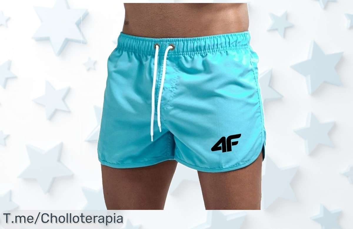 Hazte con los bañadores de playa 2025, secado rápido y ventilación perfecta para lucir increíble este verano. ¡Super chollo en oferta limitada, corre antes que se agoten!