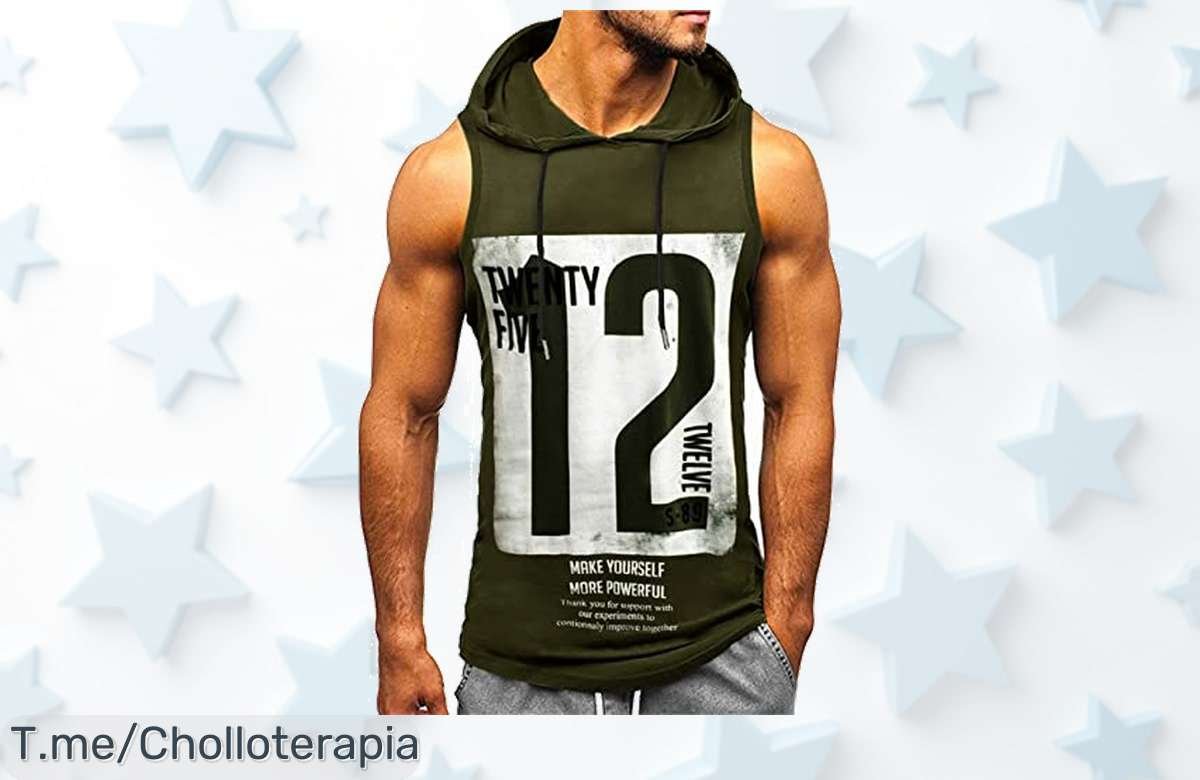 Hazte notar en el gym con la HOTCAT Camiseta de Tirantes Deportiva, un diseño moderno a precio loco que lleva tu fitness al siguiente nivel. ¡Aprovecha este ofertón único ya!