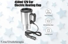 Hervidor eléctrico de acero inoxidable para coche: ¡calienta tu café al instante en aventuras y viajes! Oferta increíble, unidades limitadas, consigue el tuyo ya antes que se acaben