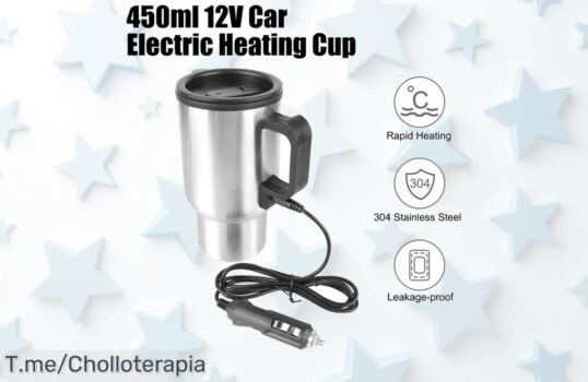 Hervidor eléctrico de acero inoxidable para coche: ¡calienta tu café al instante en aventuras y viajes! Oferta increíble, unidades limitadas, consigue el tuyo ya antes que se acaben