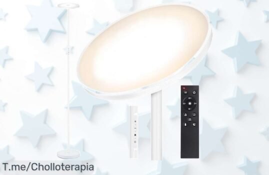 Ilumina Tu Hogar Con La Lámpara De Pie LED Regulable A Un Precio Loco: Control Remoto, 30W Brillantes Y Temperaturas Increíbles ¡No Dejes Pasar Este Ofertón Único!