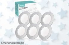 Ilumina tu hogar con 6 focos LED empotrables, super chollo que ahorra energía y transforma cualquier espacio Aprovecha este ofertón antes de que se agoten ¡Compra ya!