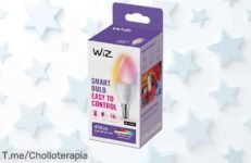 Ilumina tu hogar con el pack de 2 bombillas LED WiZ a un precio loco y transforma cada rincón en magia visual ¡No te quedes sin esta oferta única, actúa ya!