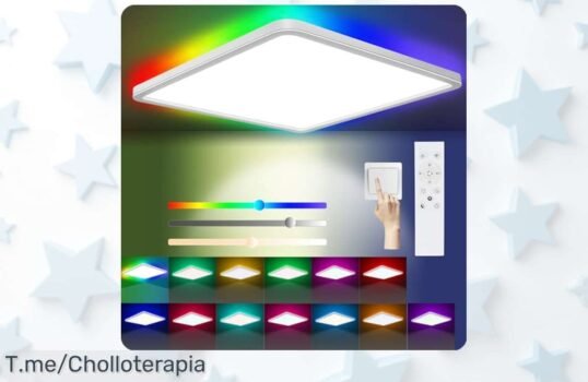 Ilumina tu hogar con el plafón LED 13RGB a precio de ganga, regulable y resistente al agua Aprovecha este ofertón por tiempo limitado ¡No lo dejes escapar!