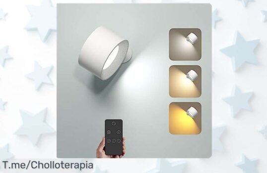 Ilumina tu hogar con la Lámpara de Pared LED, disfruta más de 10 luces en un clic y transforma cada rincón ¡Aprovecha este ofertón antes que se agote!