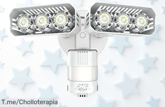 Ilumina tu jardín con el Foco LED Exterior Súper Brillante a un precio loco, disfruta de su luz intensa y dirección ajustable Aprovecha este ofertón antes que se agote ¡Compra ahora!
