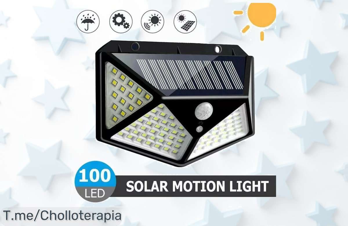 Ilumina tu jardín con la lámpara solar multifuncional y transforma tus noches en un espectáculo brillante. ¡No te quedes sin este ofertón, queda poco!