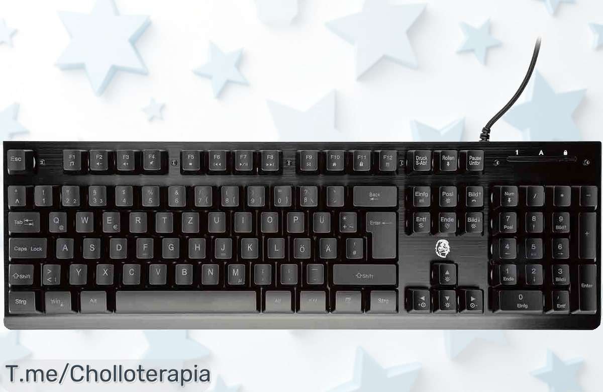 Ilumina tu juego con el teclado RGB más espectacular a un precio loco y transforma cada partida en una experiencia única, ¡aprovecha este chollazo antes de que se acabe!