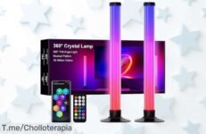 Ilumina tu vida con la barra de luz LED 360° ¡Con 16 millones de colores y modos únicos! Aprovecha este ofertón antes que se agote ¡hazlo tuyo ya y sorprende a todos!