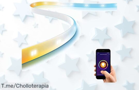 Ilumina tus noches con la Cinta LED de 2 m a un precio loco: colores vibrantes y diversión asegurada ¡No te quedes sin el ofertón! Compra ya antes que se agoten
