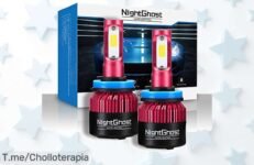 Ilumina tus noches con las Bombillas Led Nightghost a un precio loco, fáciles de instalar y perfectas para cualquier carretera Aprovecha este ofertón limitado y compra ya