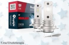 Ilumina tus viajes con el kit LED H7-H18 a un precio locazo: 5000 lumens y fácil instalación ¡Aprovecha este chollazo antes de que se agote!