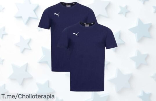 Impresionante pack de 2 camisetas PUMA teamGOAL Casuals a un precio loco, luce genial y cómodo ¡No te quedes sin el tuyo, oferta limitada! Haz clic ya antes que se agoten