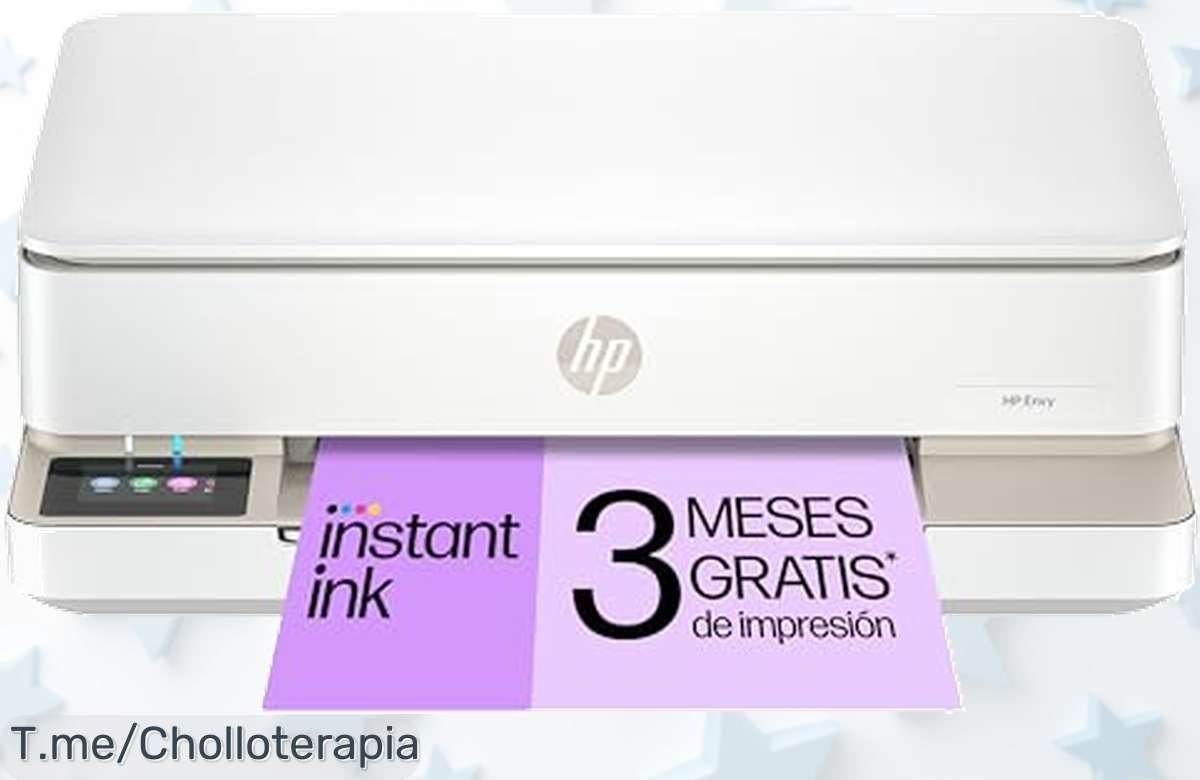 Impresora Multifunción HP Envy 6120e: ¡El super chollo que imprime sin límites! Controla todo desde tu móvil y recibe hasta 50€ de reembolso. ¡Compra ya antes que se acabe!