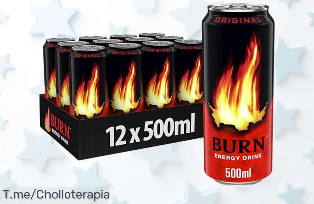 Impulsa tu energía con Burn Energy Original: 12 latas de pura vitalidad y concentración. ¡Precio loco por tiempo limitado! No dejes pasar este ofertón, cómpralo YA.