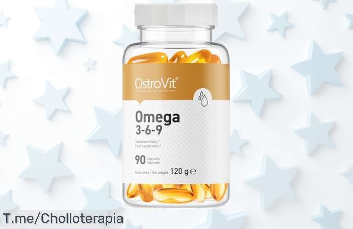 Impulsa tu salud con Ostrovit Omega 3-6-9, el super chollo que mejorará tu corazón y mente. ¡Apresúrate, la oferta nunca vista se agota rápido!