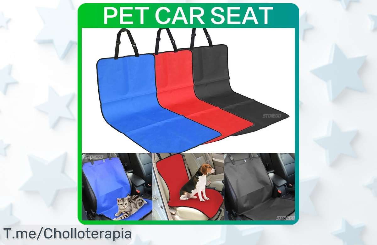 Increíble funda impermeable para tu coche: dile adiós a los pelos y manchas de tus mascotas. Ahorra tiempo y preocupaciones, ¡oferta limitada que no puedes perder!