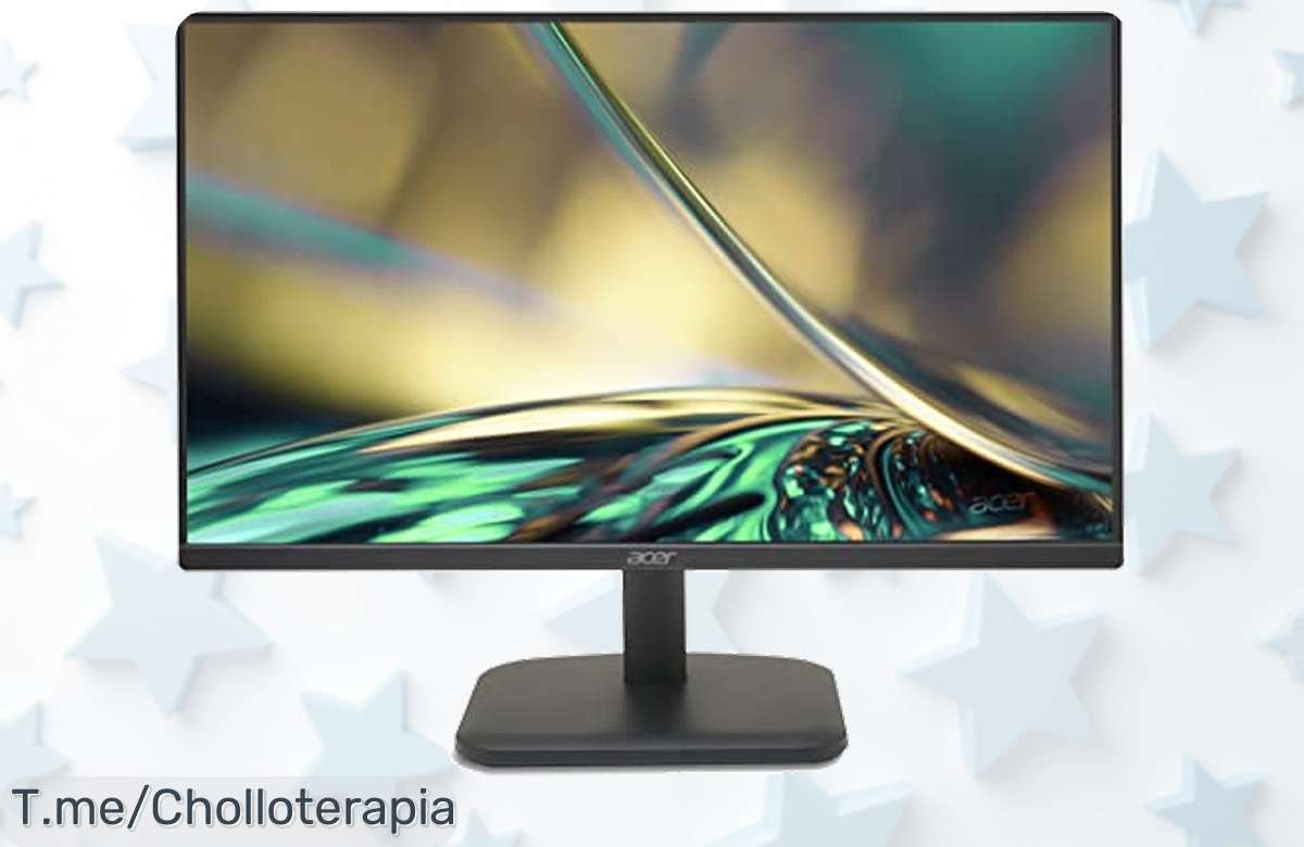 Increíble monitor Acer EK241YHBIF de 24 pulgadas con colores vibrantes y rápida respuesta, ¡aprovecha este ofertón y mejora tu setup ya antes que se acabe!