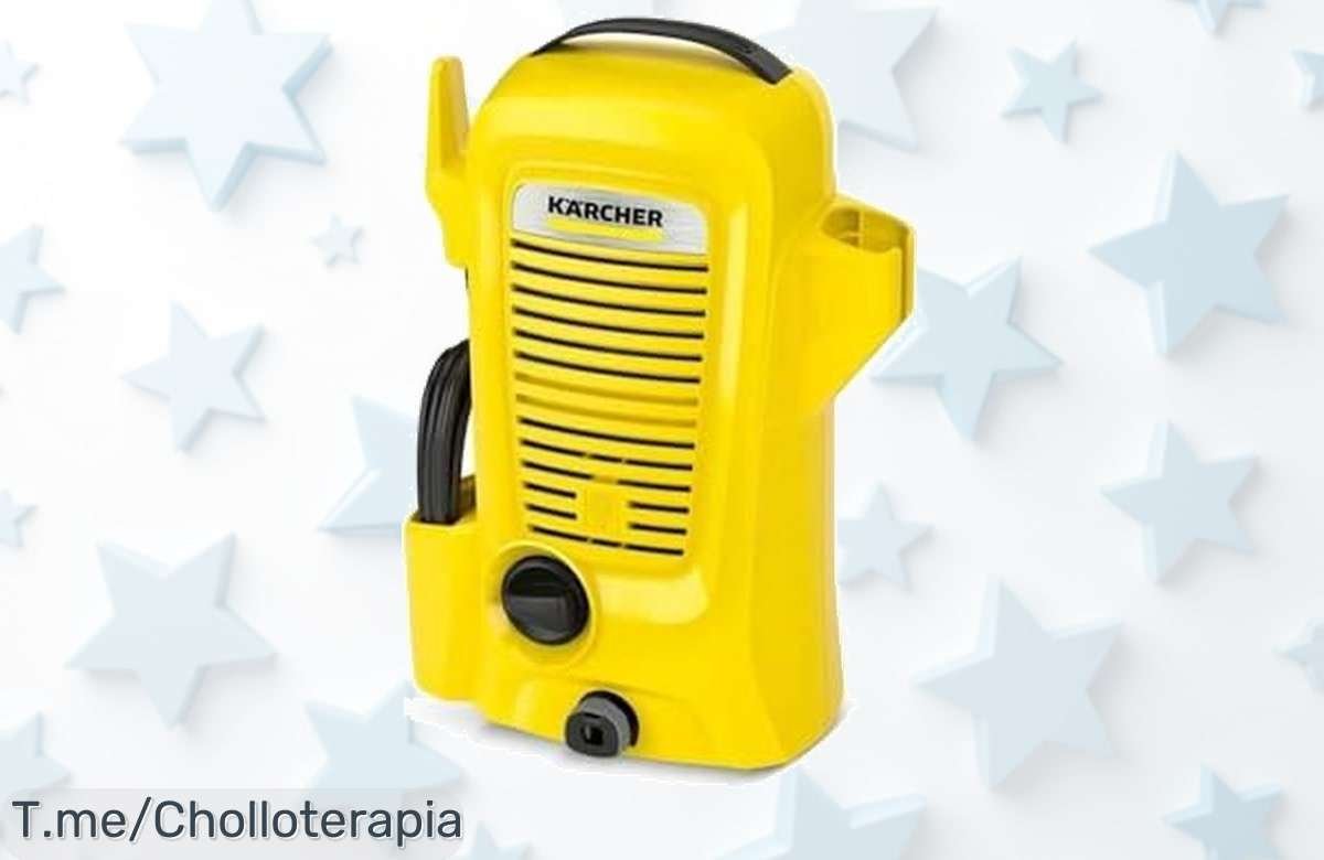 Limpieza rápida y fácil con la Kärcher K 2, boquilla turbo que elimina manchas difíciles. Super chollo solo por tiempo limitado, ¡actúa ya antes de quedarte sin ella!