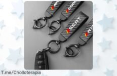 Llavero de coche metálico en fibra de carbono, un super chollo para amantes de Seat ¡Hazte con el tuyo y brilla antes que se agoten!