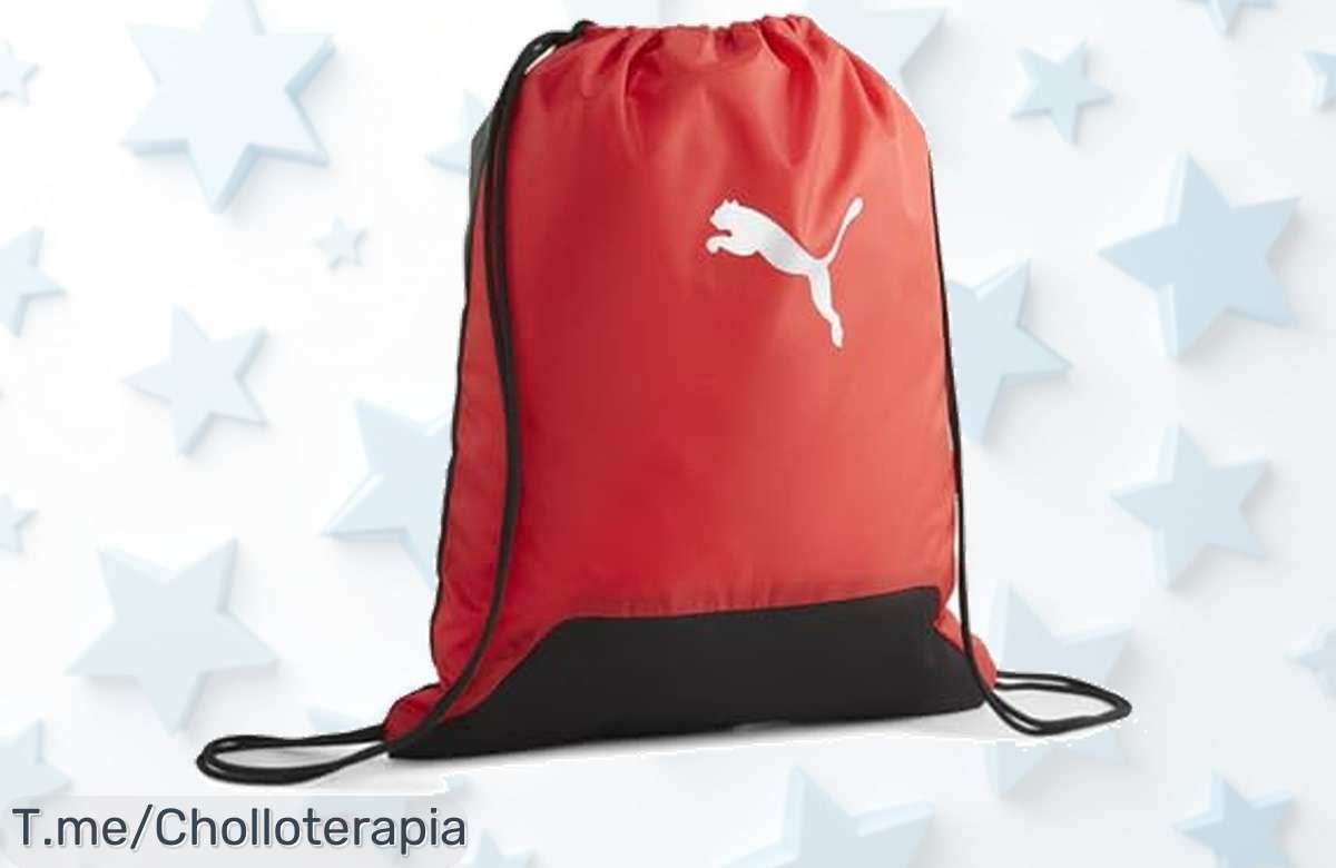 Lleva tu entrenamiento al siguiente nivel con el PUMA teamGOAL Gym Sack, un super chollo de espacio y estilo único que no puedes dejar pasar. ¡Compra ya antes de que se agote!