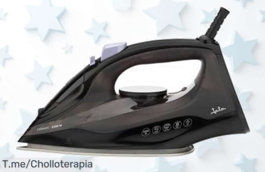 Luce Ropa Perfecta Sin Esfuerzo con la Plancha JATA JEPL2241: Golpe de Vapor Poderoso y Suela de Cerámica ¡Oferta Única Que No Puedes Dejar Pasar!