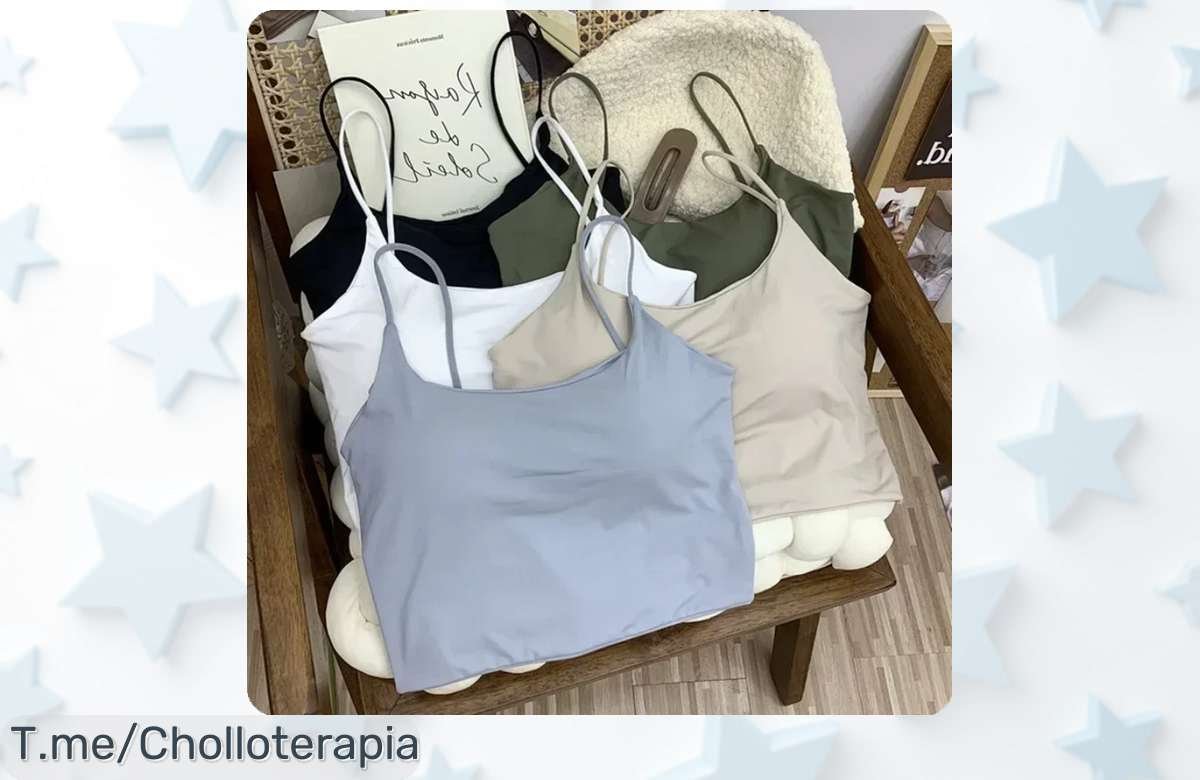Luce increíble este verano con el bralette de seda helada, estilo coreano y sin costuras. ¡Consigue tu ofertón único antes de que se agote!