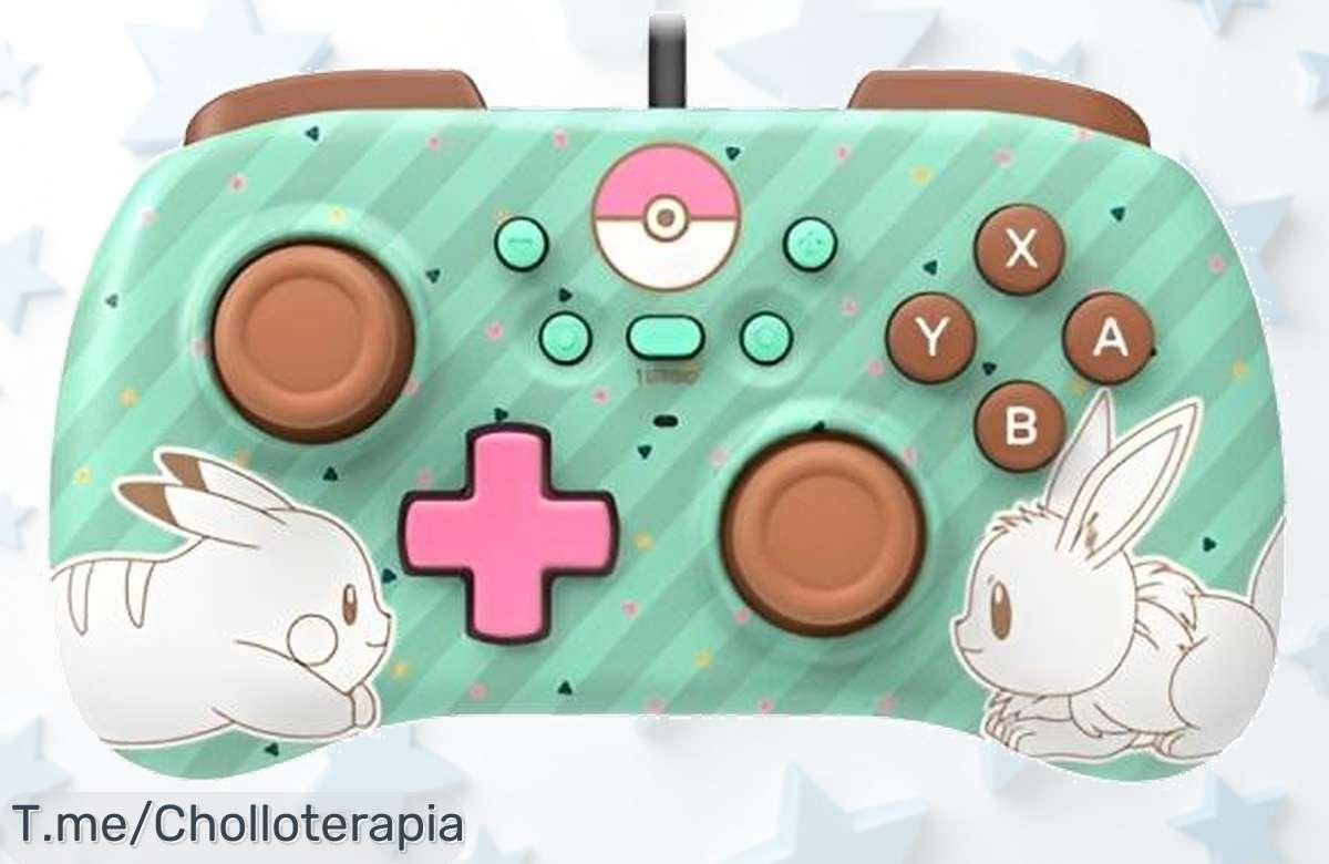 Mando HORIPAD Mini Pikachu & Eevee a un precio loco: controla tus partidas como un maestro Pokémon y vive aventuras épicas. ¡Hazte con el tuyo antes de que se agote!