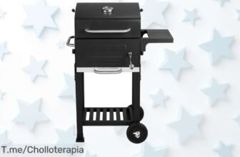 Mini barbacoa de carbón: ¡Asados irresistibles en 1200 cm² a un precio loco! Aprovecha este ofertón y no te quedes sin la tuya, compra ya antes que se acaben