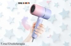 Mini secador de pelo plegable a precio loco: súper potente y práctico, ideal para viajar No te pierdas este ofertón limitado, ¡compra el tuyo antes que se agoten!