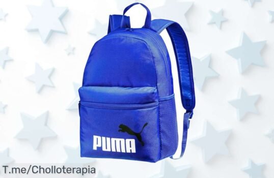 Mochila PUMA Phase Unisex a un precio loco, diseño moderno y espacio increíble para todo lo que necesitas ¡No te quedes sin la tuya, oferta limitada!