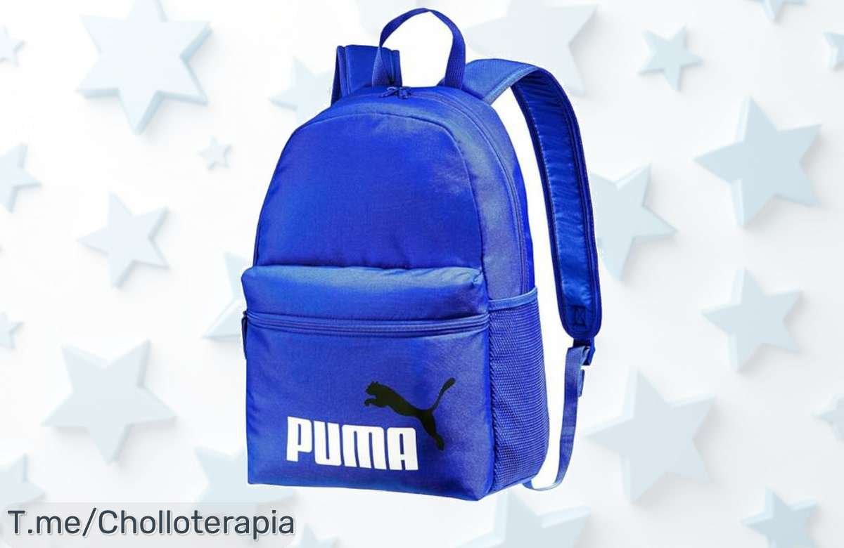 Mochila PUMA Phase Unisex a un precio loco, diseño moderno y espacio increíble para todo lo que necesitas. ¡No te quedes sin la tuya, oferta limitada!