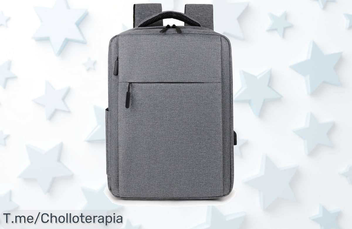 Mochila de viaje a precio loco: ideal para tus escapadas y con tamaño perfecto para Ryanair. No te la pierdas, ¡las unidades vuelan rápidamente!