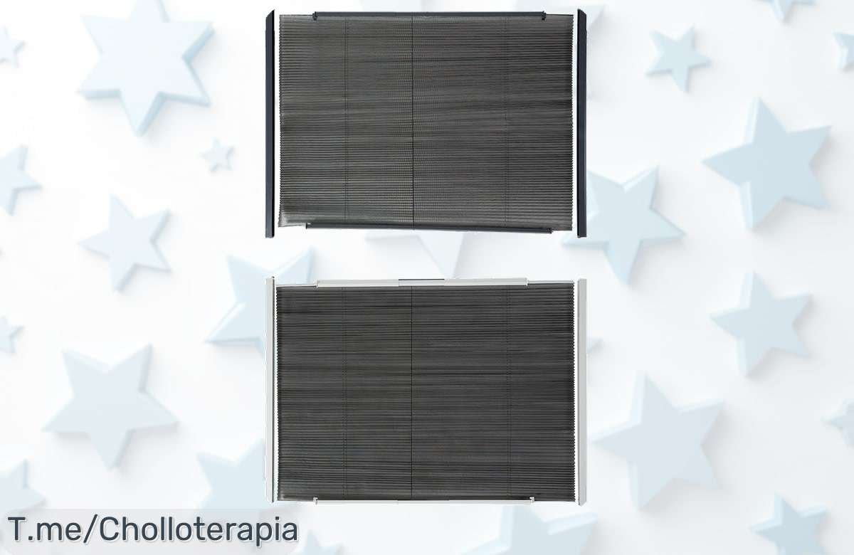 Mosquitera plisada extensible: Ofertón único para un hogar sin insectos. Aprovecha este super chollo antes de que se acabe, ¡las unidades vuelan y tú lo necesitas ya!