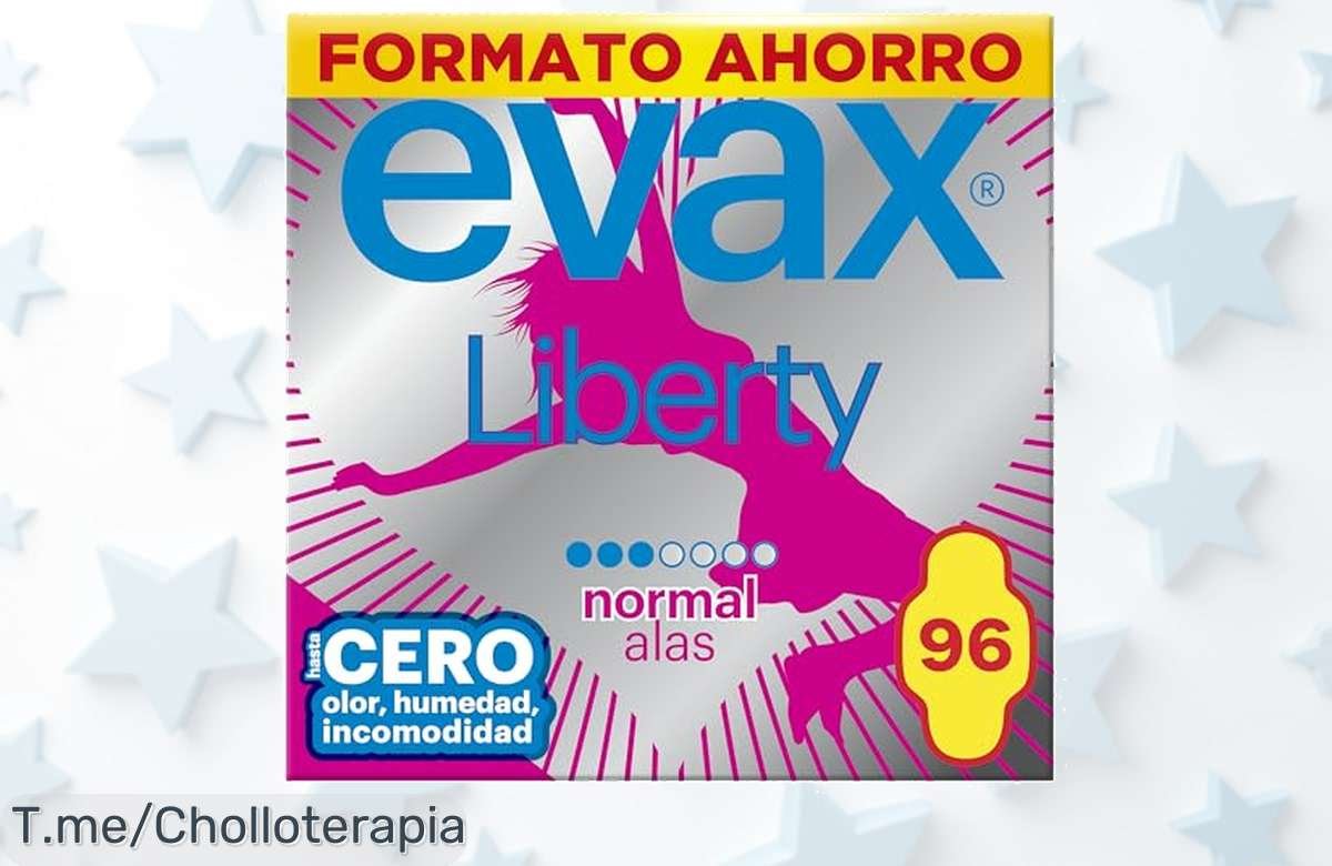 No dejes escapar el ofertón: Evax Liberty Normal con Alas, frescura garantizada sin olores. Llévatelo ya a un precio loco y disfruta tu día sin preocupaciones. ¡Compra ahora!