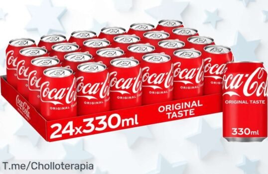 ¡No te pierdas el ofertón de CocaCola! 24 latas con sabor irresistible a un precio loco Refresca tu día y disfruta al instante, ¡compra ya antes que se agoten!