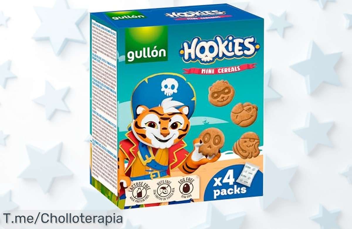 ¡No te pierdas las Galletas Gullón Hookies Mini Cereales! Super chollo vegano sin alérgenos que encantará a los peques. ¡Apresúrate, oferta limitada y deliciosa para endulzar sus días!