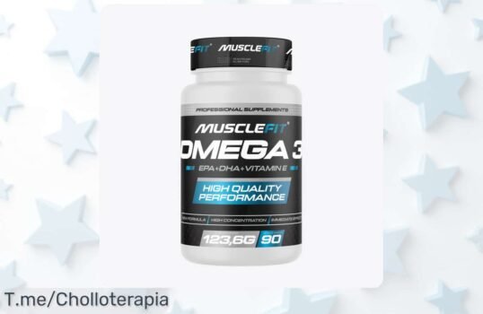 Nutrición de Alto Voltaje: Omega 3 De MuscleFit, ¡90 Cápsulas Llenas De Energía Y Vitalidad A Un Precio Loco! Mejora Tu Rendimiento Ahora Antes Que Se Agoten