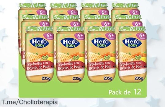 Nutrición deliciosa para tu bebé: 12 tarritos de verdura y pavo 100% naturales a precio loco, ¡ofertón limitado que asegura su crecimiento saludable! ¡Compra ahora antes que se acabe!