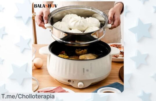 Olla eléctrica antiadherente 17L a precio loco, cocina el arroz perfecto en minutos y sorprende a tu familia con deliciosos platillos ¡Compra ya antes de que se acaben!
