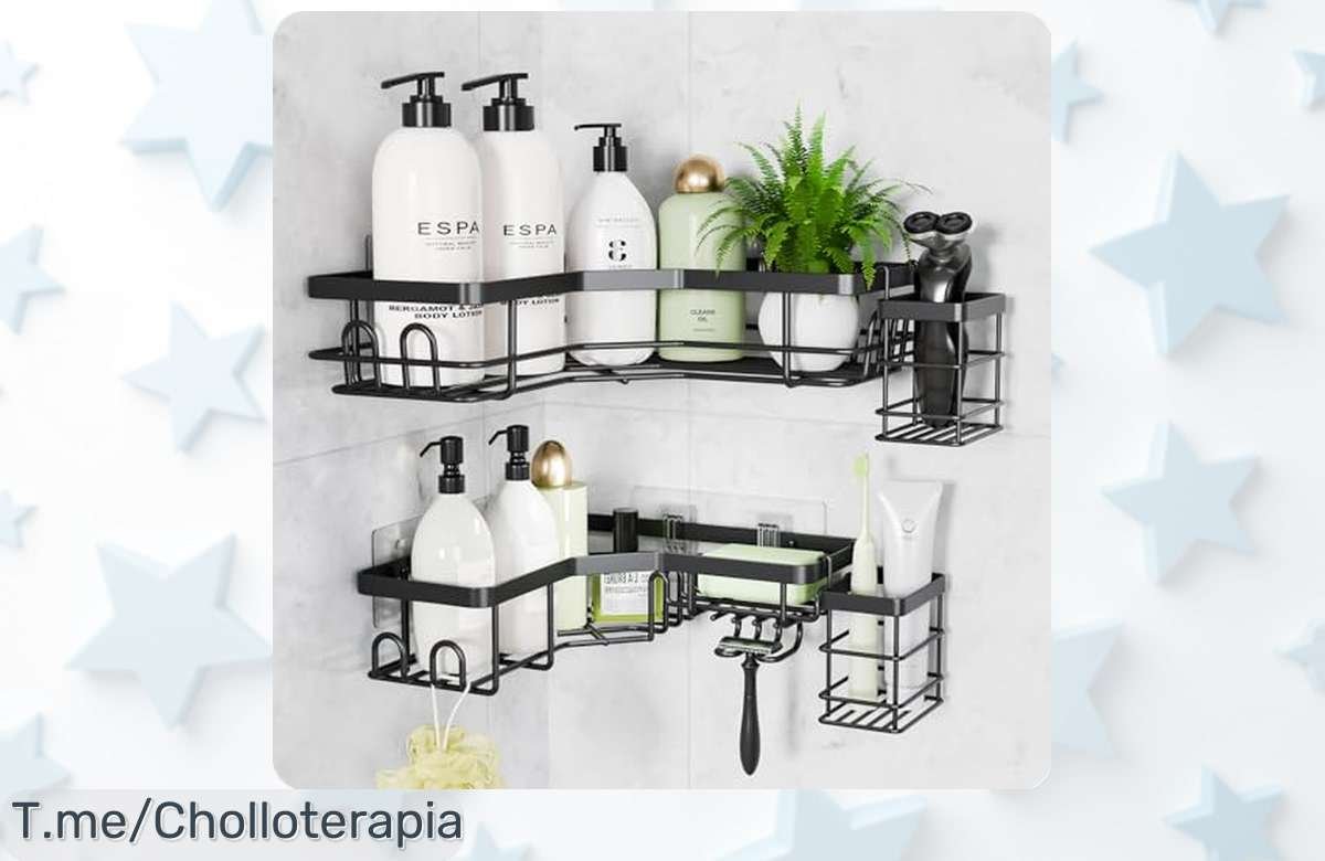 Organiza tu baño con la estantería Gobikey, fácil de instalar y súper resistente. Aprovecha este ofertón único y consigue el orden que mereces ¡Compra ya antes de que se agote!